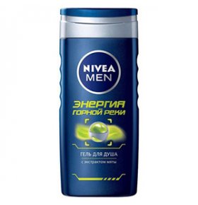 Гель для душа Nivea Shower свежесть горной реки для тела и волос for men 250 мл