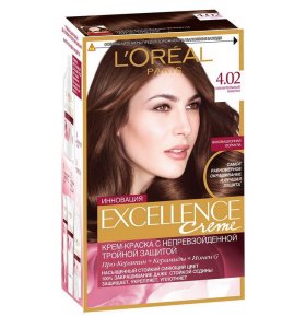 Краска для волос L'Oreal Excellence Creme 4.02 1 шт