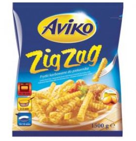 Картофель фри волнистый Aviko 1,5 кг