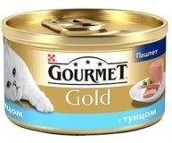 Корм Gourmet Gold тунец-хек 85г
