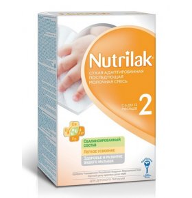 Молочная смесь 2 c 6 месяцев Nutrilak 350 гр