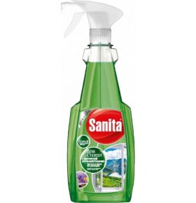 Спрей для мытья стекол Скандинавская весна Sanita 500 гр