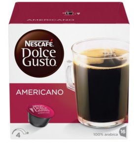 Кофе в капсулах Dolce Gusto Americano Nescafe 16 шт