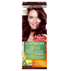 Крем-краска для волос Color naturals стойкая питательная спелая вишня 4.62 Garnier 1 уп