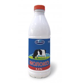 Молоко пастеризованное Экомилк 3,2% 930мл