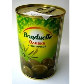 Оливки Bonduelle зеленые с/к 240/260 ж/б 314мл