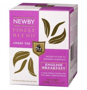 Чай черный листовой Newby Английский завтрак 100г