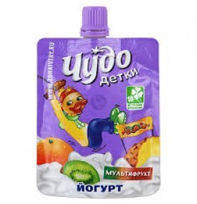 Йогурт фруктовый Чудо Детки мультифрукт 2,5% 85г