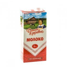 Молоко Домик в деревне 6% 950г