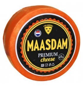 Сыр Маасдам 45% Три короны кг