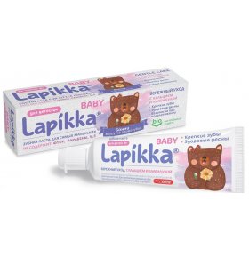 Зубная паста с кальцием и календулой Baby Бережный уход Lapikka 45 гр