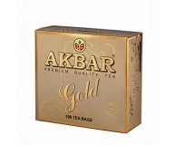 Чай черный Akbar Gold в пакетиках, 100 х 2г