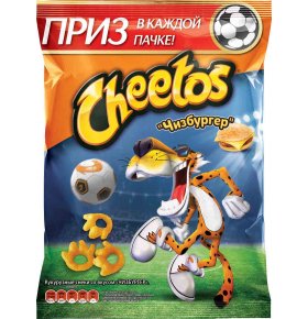 Снеки Cheetos кукурузные Чизбургер 55 гр