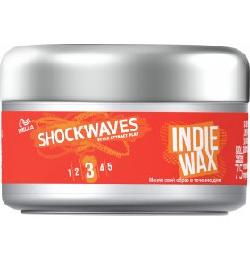 Воск для укладки Shockwaves Indie wax Wella 75 мл