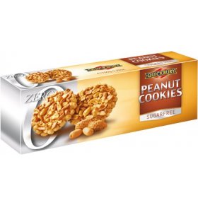 Печенье сдобное арахисовое Peanut cookies без сахара Quickbury 150 гр