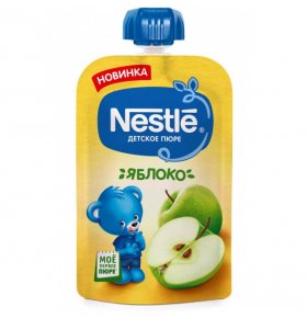Фруктовое пюре Яблоко Nestle 90 гр