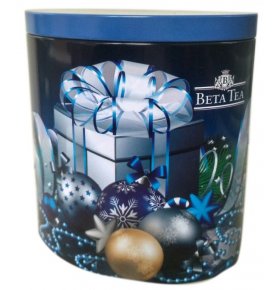 Чай Новогоднее настроение. Синий чёрный листовой Beta Tea 50 гр