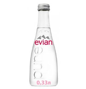 Вода минеральная не газированная TM Evian 0,33 л