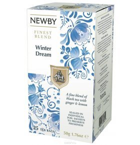 Чай черный Newby зимняя мечта 25х2г