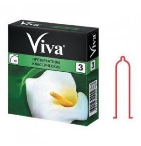 Презервативы №3 классические Viva 1 упаковка