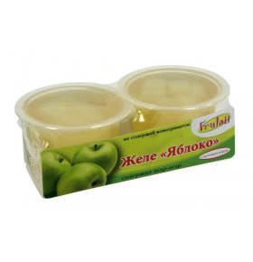 Желе Яблоко 0% Frulait 2 шт х 118 гр