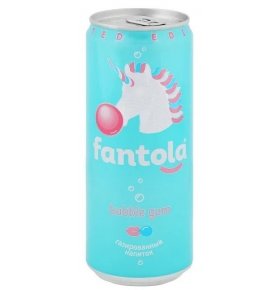 Газированный напиток Bubble Gum Fantola 0,33 л