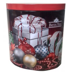 Чай Новогоднее настроение. Красный чёрный листовой Beta Tea 50 гр