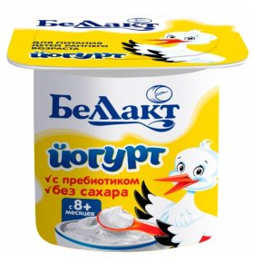 Йогурт для детей с пребиотиком 3,2% Беллакт 100 гр