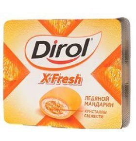 Жевательная резинка Dirol X – Fresh Ледяной Мандарин  16г