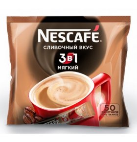 Кофейный растворимый мягкий 3в1 Nescafe 50 х 16 гр