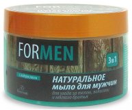 Натуральное мыло для мужчин для ухода за телом и волосами и мягкого бритья 3 в 1 Floresan For Men 450 мл