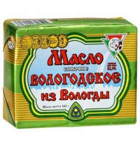 Масло Из Вологды сливочное Вологодское 82,5% 180 г
