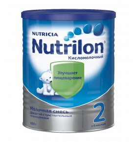 Молочная смесь 2 кисломолочный с 6 месяцев Nutrilon 400 гр