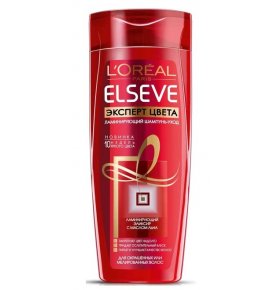 Шампунь для волос эксперт цвета L'Oreal Elseve 400 мл
