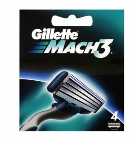 Картридж Gillette Mach3 4шт/уп