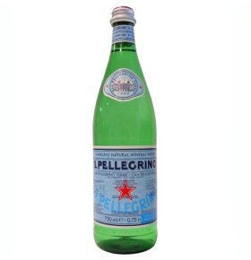 Вода минеральная S.Pellegrino стеклянная бутылка 0,75л