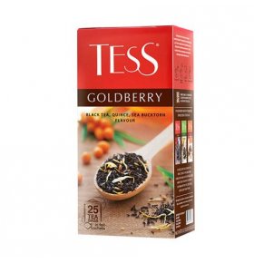 Чай черный Tess Голдберри 25х1,5г