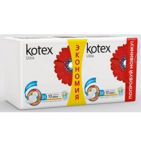 Гигиенические прокладки Кotex Ultra Dry Normal Duo 20 шт