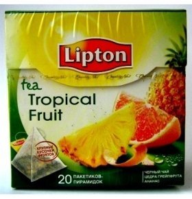 Чай Lipton Tropikal Fruit Tea 20п.пирамидок 20*1.8г
