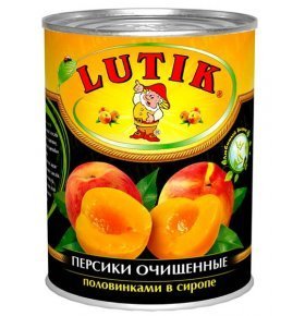 Персики половинками Lutik 3100 мл