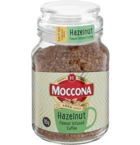Кофе растворимый с ароматом лесного ореха Moccona Hazelnut 95г