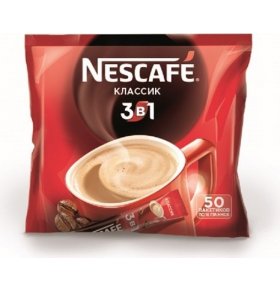 Кофейный растворимый 3в1 Nescafe Classic 50 х 16 гр