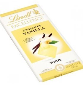 Шоколад Excellence белый с ванилью Lindt 100 гр