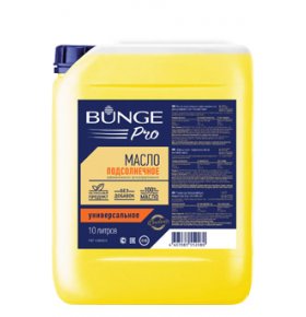 Масло подсолнечное фритюрное Bunge Pro 10 л