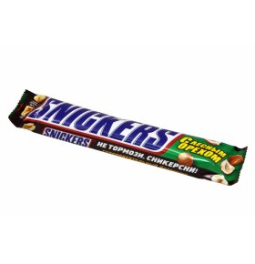 Батончик шоколадный Лесной орех Snickers 81 гр