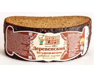 Хлеб Деревенский подовый из смеси пшеничной и ржаной муки Рижский хлеб 200 гр