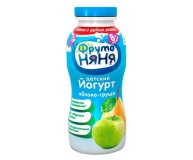 Йогурт питьевой с инулином яблоко, груша 2,5% ФрутоНяня 0,2 л