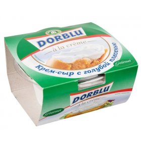 Сыр с голубой плесенью a la creme 61% Dorblu 80 гр