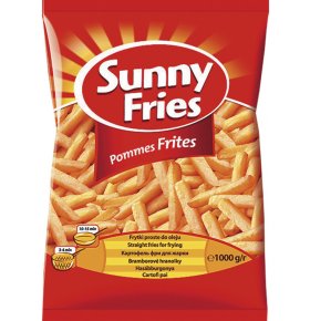 Картофель фри 10 мм замороженный Sunny Fries 1 кг
