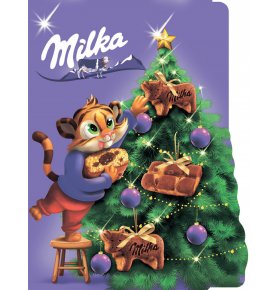 Новогодний подарок бисквит Milka 126г